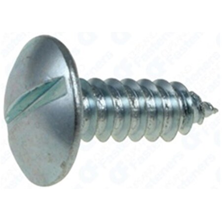 Auveco Pak Slotted Truss Head License Plate Screw, 14 X 0.75 In. AUV-AP9603