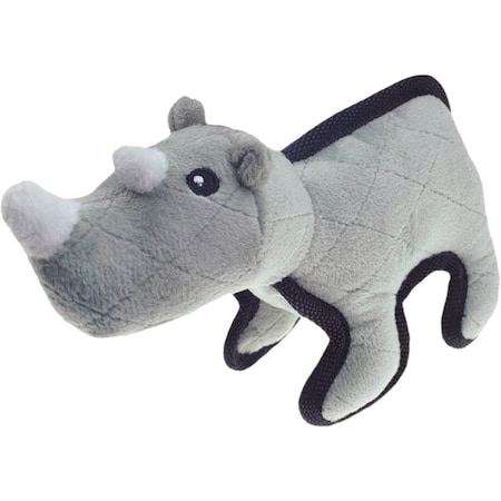 Boss Pet Pet Park Blvd Tuffimals Large Rhino Dog Toy US2021 18 20
