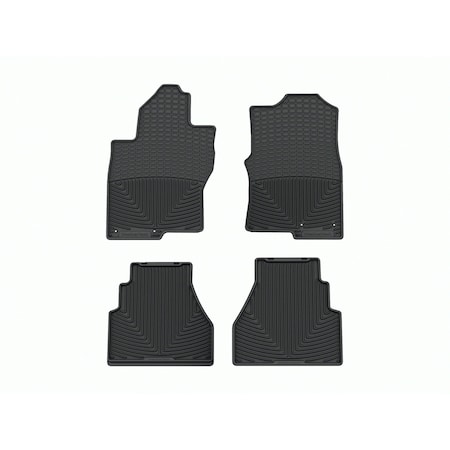 Weathertech Black, Front and Rear All Weather Floor Mats W608-W609