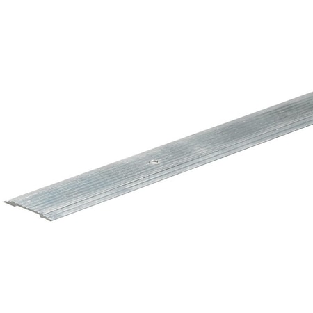 Frost King Seam Binder, 3 ft L, 1-1/4 in W, Fluted Surface, Aluminum, Satin H433FS/3