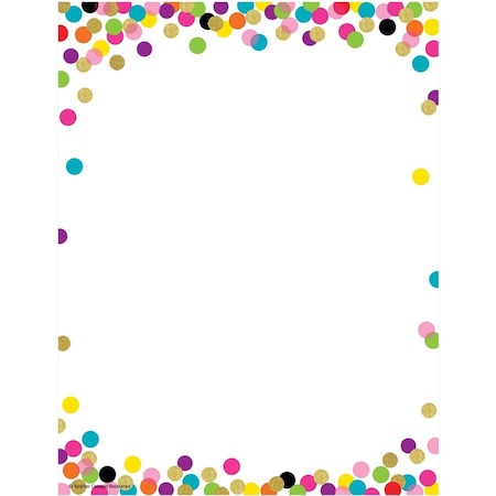 Teacher Created Resources Confetti Computer Paper, 8.5 x 11, PK300 TCR2735