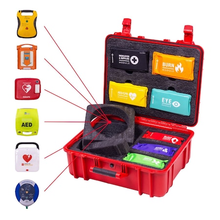 Aero Healthcare Modulator Flex Trauma Kit without AED - XL Rugged Hard Case, Pro M700-2