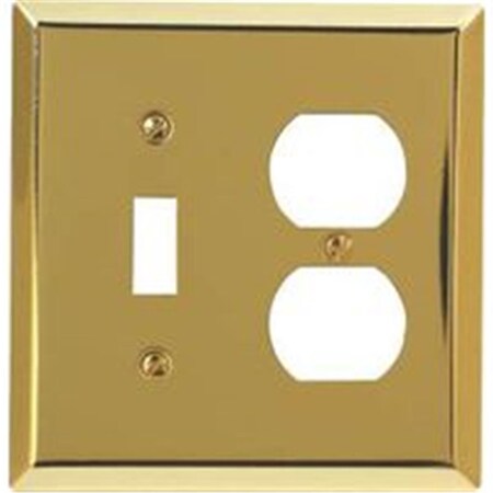 Plugit Co Tog/Duplex Plate Brass 163TDBR PL806635