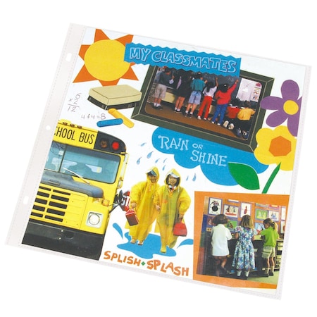 C-Line Products Scrapbook Page Protectors, 12 x 12", PK50 62227