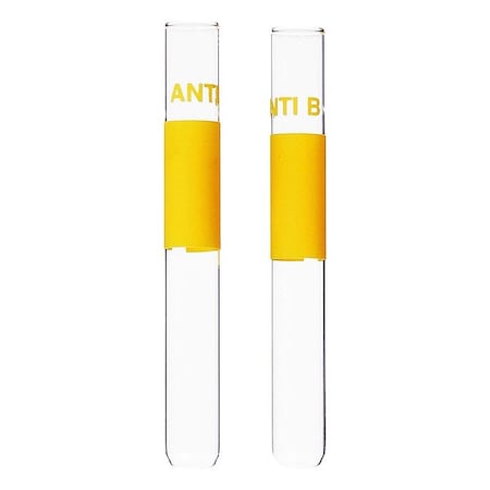 Kimble Chase Test Tube, 0.39 in Dia, Colorless, PK1000 60A10BZ4