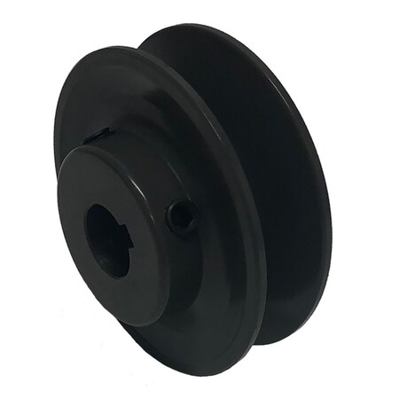 Zoro Select V-Belt Pulley, Cast Iron, Fixed BK77X1