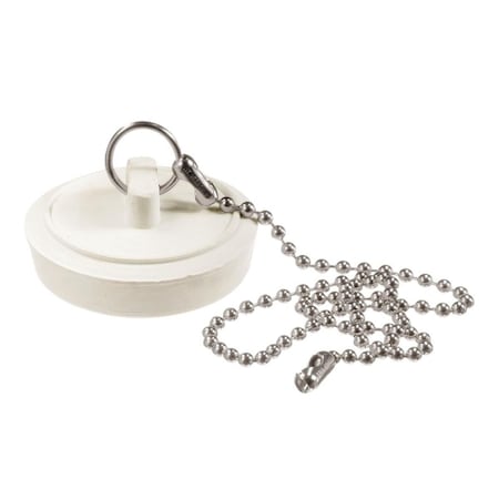 Sticky Situation 1.75 in. Drain Stopper  White ST3308597