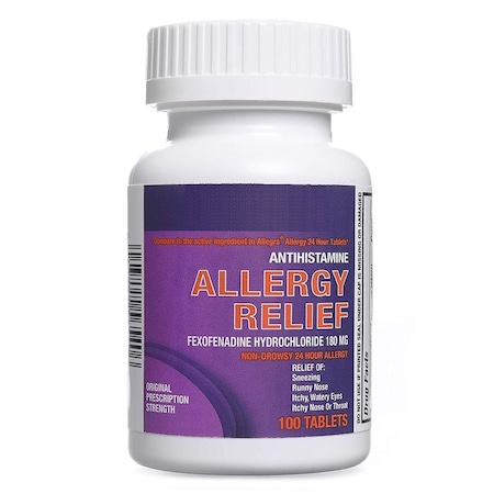 Generic Fexofendaine HCl, 180mg, 100PK 55111078401