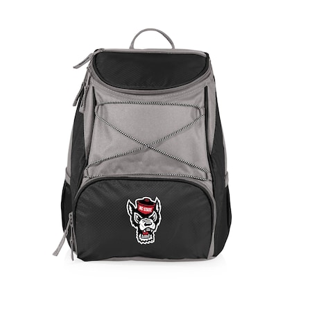 Picnic Time Family Of Brands NCAA NC State Wolfpack PTX Backpack CoolerBlack with Gray Accents 633-00-175-424-0