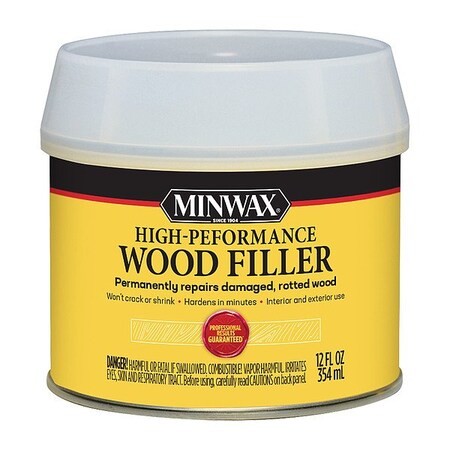 Minwax Wood Filler, Natural, 12 oz, Tub 21600000