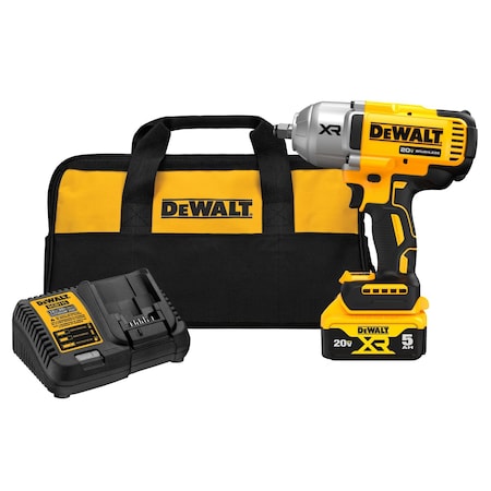 Dewalt Impact Wrench, 20 V DC DCF900P1