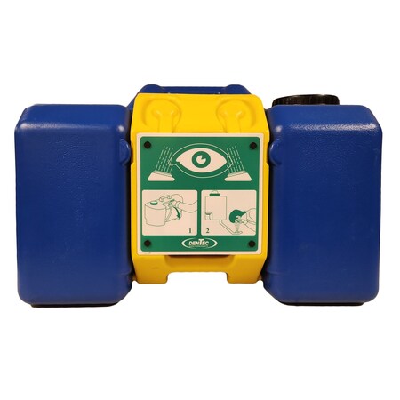Gravityflow44 Portable Eyewash Station. 9 Gallon. ANSI Certified for 15 Minutes. With Wall Bracket. 19PE-DC-44