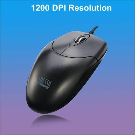 Adesso Type C TAA Compliant Optical Scroll Mouse IMOUSEM6C-TAA