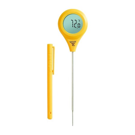 Taylor Precision Products Thermometer, Yellow, Digital 530214210