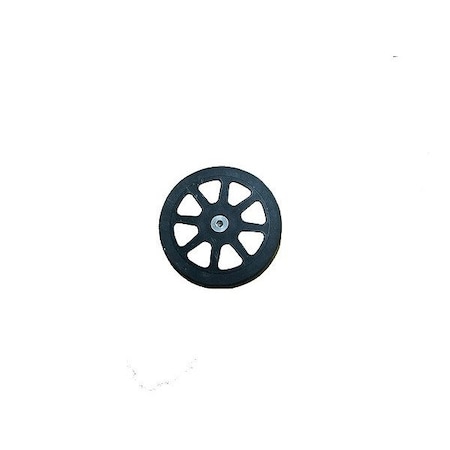 Leica Wheel, Plastic, 5 in L, Blk C-THRUE Wheel