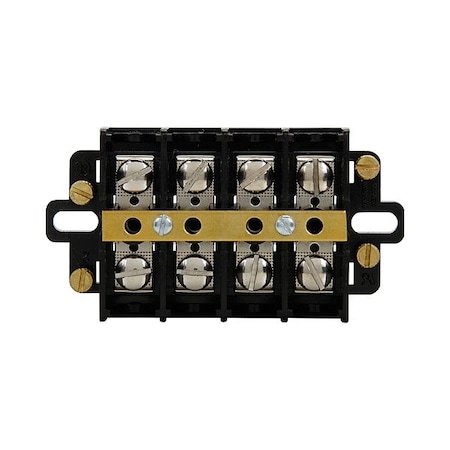 Eaton Bussmann BarrierTerminalStrip, 60A, 6AWGMax, 600V KUSC6