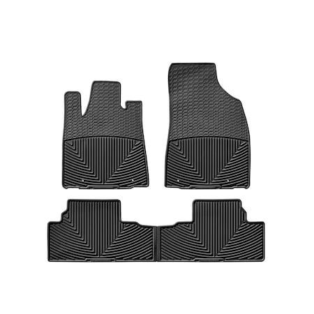 Weathertech Black, Front and Rear All Weather Floor Mats WTLB131132
