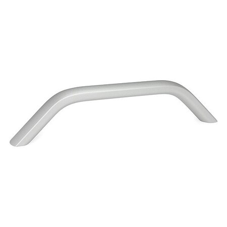 J.W. Winco Pull Handle, Silver, Aluminum, 14 3/16 in L 428-AL-28-400-A-EL