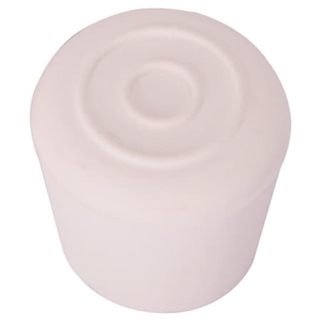 Prosource Furniture Leg Tip, Round, Rubber, White, 1-1/8 in Dia, 1.6 in H FE-50646-B