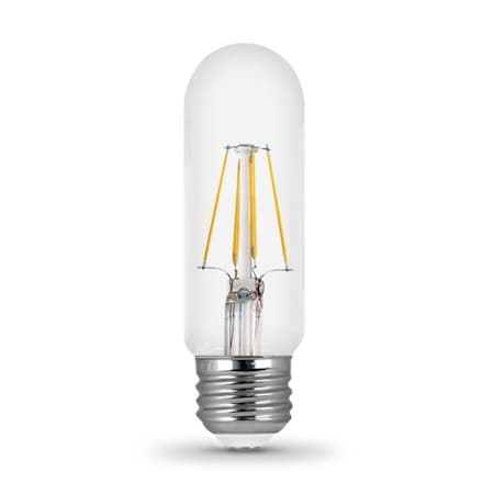 Feit Electric BPT1040950CA LED Bulb, Linear, T10 Lamp, 40 W Equivalent, E26 Lamp Base, Dimmable, Clear BPT1040/950CA/RP