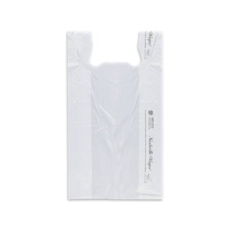 Nashville Wraps Clear Plastic T Sacks, 12x7x22, .65 mil, 1000PK TSCL