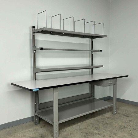 Stackbin Packing Work Bench, 96" W, 1000 lb. 4-8XPACK-8T-GY