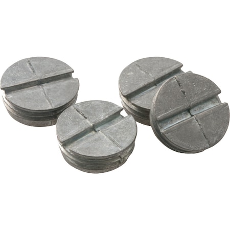 Southwire 1/2'' Weatherproof Gray Closure Plug, 4PK WP50-4-UPC