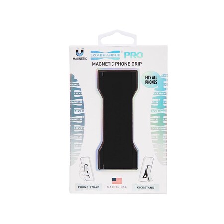 Lovehandle Black Solid Phone Grip For All Mobile Devices P-1090-01
