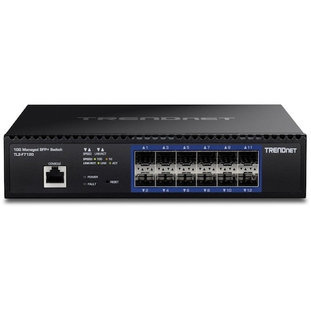 Trendnet 12-Port 10G Layer 2 Managed SFP+ Switch TL2-F7120