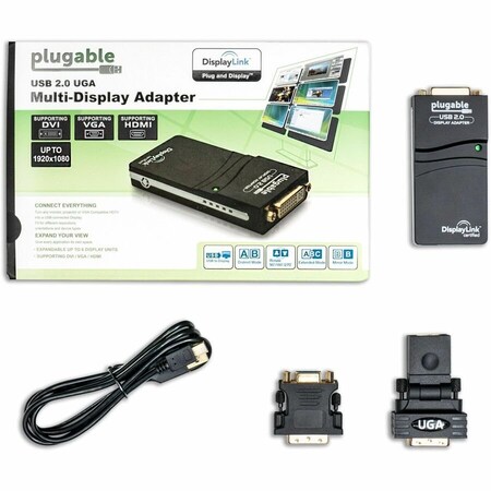 Plugable USB 2.0 TO DVI/VGA/HDMI VIDEO UGA-165