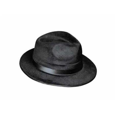 Goldengifts Black Vel-Felt Fedora, 12PK GO48444