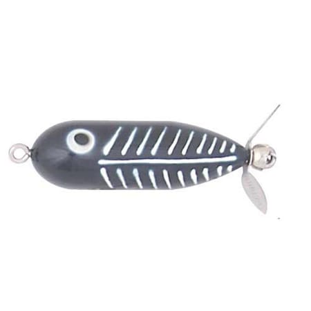 Pradco Lures Heddon Tiny Torpedo, 0.25 - Black-White Ribs H360-XBW