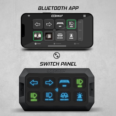 Xk Glow XKcommand Bluetooth Switch Panel XK-CMD-KIT