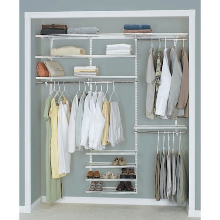 Organized Living FreedomRail 78'' White Hanging Upright 7913357811