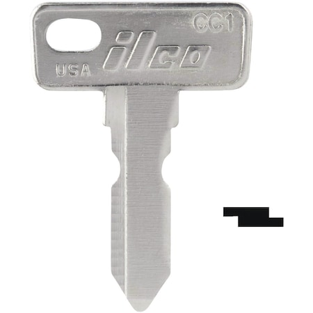 Ilco CC1 Club Golf Cart Key, 10PK IAA00019202