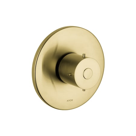 Axor Starck Volume Control Trim in Brushed Gold Optic 10970251
