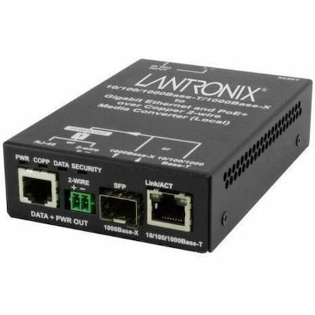 Transition Networks MEDIA CONVERTER, IP GB POE+ OVER 2-WIRE, REMOTE UNIT EO2PD4052-111