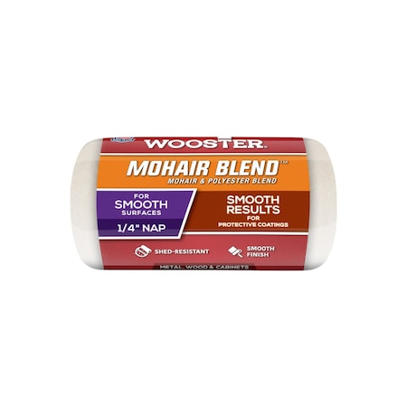 Wooster R207 4 in. Mohair Blend 0.25 in. Nap Roller Cover 71497137210