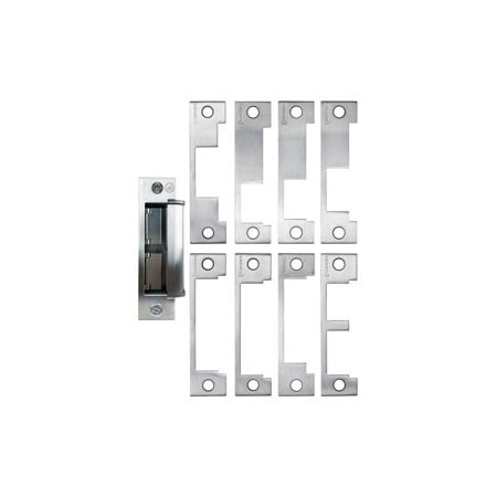 Camden Door Controls Low Profile, Dual Monitor, Fire Rated Electric Strike, 8 Faceplates, 12/24V AC/DC CX-ED1799L-8