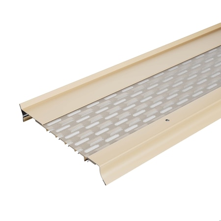 Waterlock Goldguard 5" K-Style & Box Gutters Aluminum/SS Gutter Guard, Eggshell, 35ft WG-5KS-035-EGG
