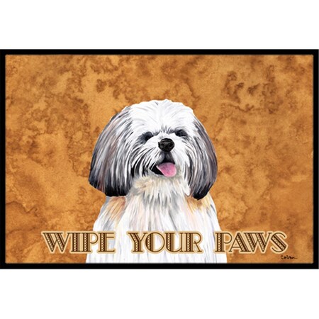 Carolines Treasures 24 x 36 in. Shih Tzu Indoor Or Outdoor Doormat CA69689