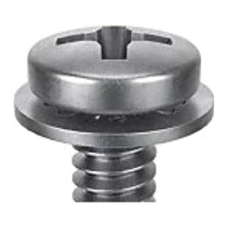 M3-0.50 x 12 mm Phillips Pan Machine Screw, Passivated 18-8 Stainless Steel, 10 PK