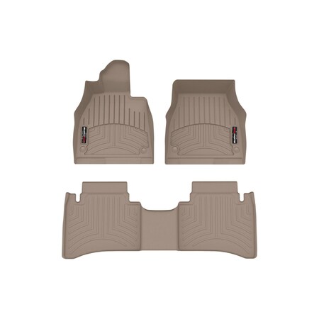 Weathertech Tan, Front and Rear Floorliners 451709-1-3