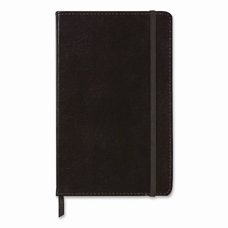 Markings By C.R. Gibson Bonded Leather Journal, 1-Subject, Narrow Rule, Black Cover, 240 8.25 x 5 Sheets MJ5-0001