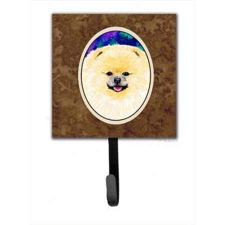 Carolines Treasures 4.25 x 6 in. Pomeranian Leash Or Key Hook SS8997SH4