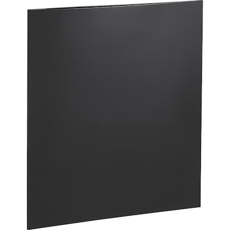 Business Source Letter Pocket Folder, Black, 25PK BSN44425