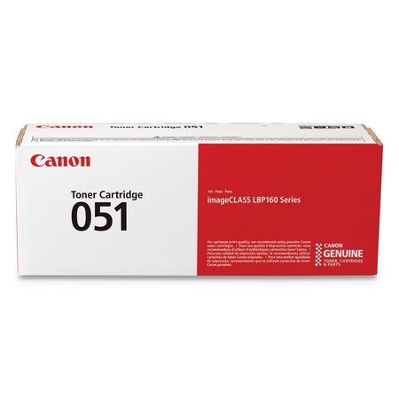 Canon Toner 2168C001 (051), 1700 Page-Yield, Black 2168C001