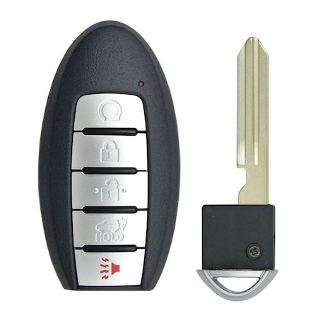 Aks Keys 2019 - 2021 Nissan Smart Key w/ Starter & Hatch 5 Buttons Fob FCC# KR5TXN7 RC-NISSAN-63C