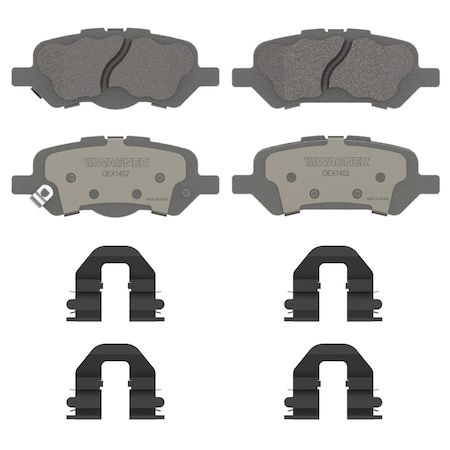 Wagner Brake OEX Rear Disc Brake Pad Set Premium Ceramic,  OEX1402