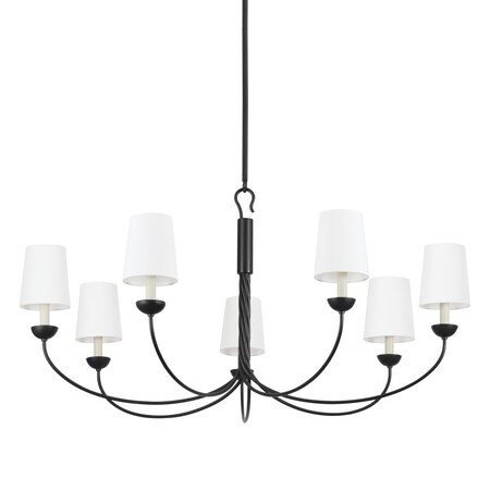 Hudson Valley Lighting Montpelier 7 Light Chandelier 48 In. Aged Iron 5307-AI